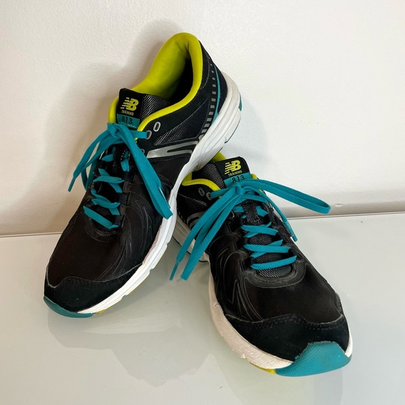 New Balance Shoes - New Balance 813 Womens Shoes Size 7.5 B Black White Sneakers Athletic Running